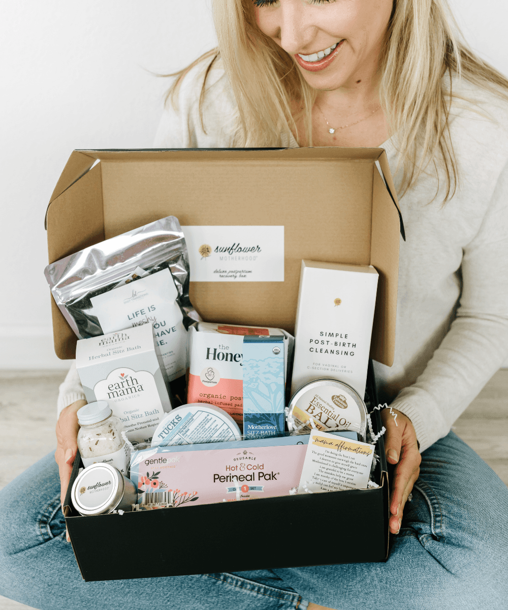 Deluxe Postpartum Recovery Box - Best Gift for New Moms