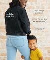 Black Denim Mama Jacket - Sunflower Motherhood