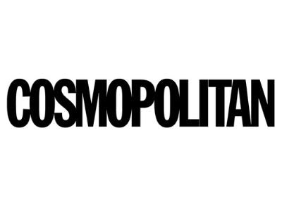 cosmopolitan logo in white background