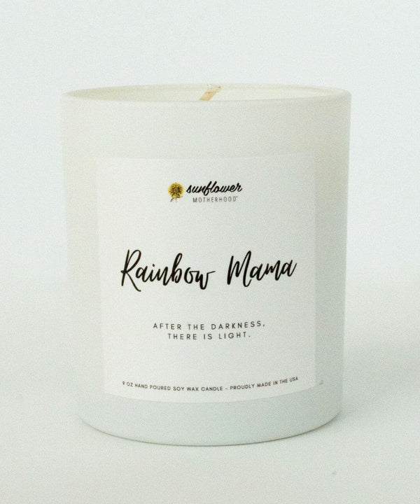 Rainbow Mama Pregnancy Loss Candle for Miscarriage