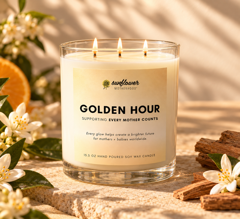 Golden Hour Candle Benefitting Every Mother Counts