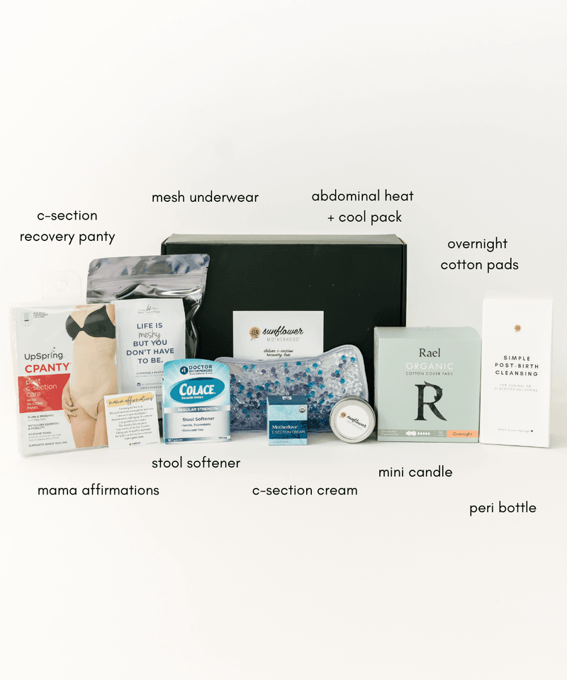Deluxe C-Section Recovery Box - Sunflower Motherhood