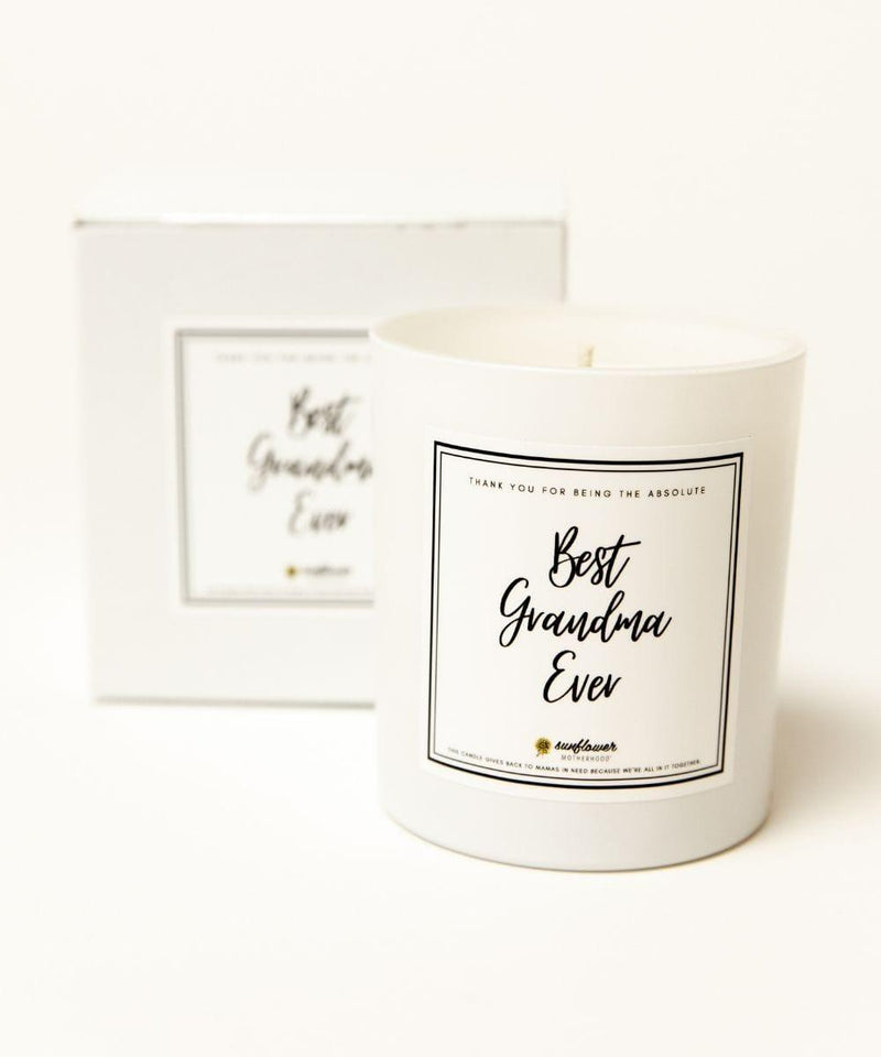 Best Grandma Ever Candle - Sunflower Motherhood