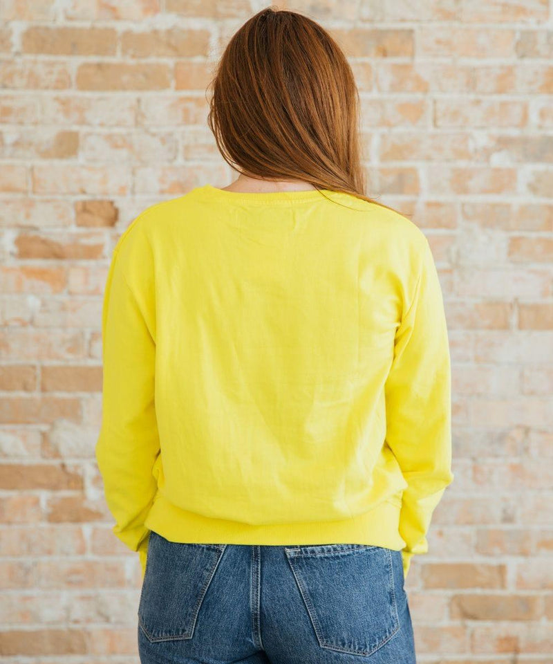 Smiley Mama Knows Best Sweatshirt - Sunflower Motherhood