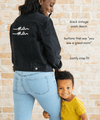 Black Denim Mama Jacket - Sunflower Motherhood