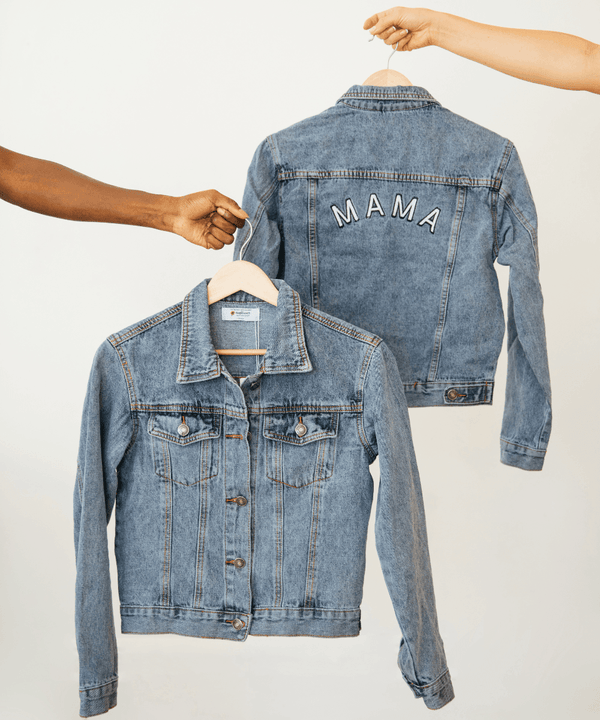 Blue Denim Mama Jacket | Sunflower Motherhood