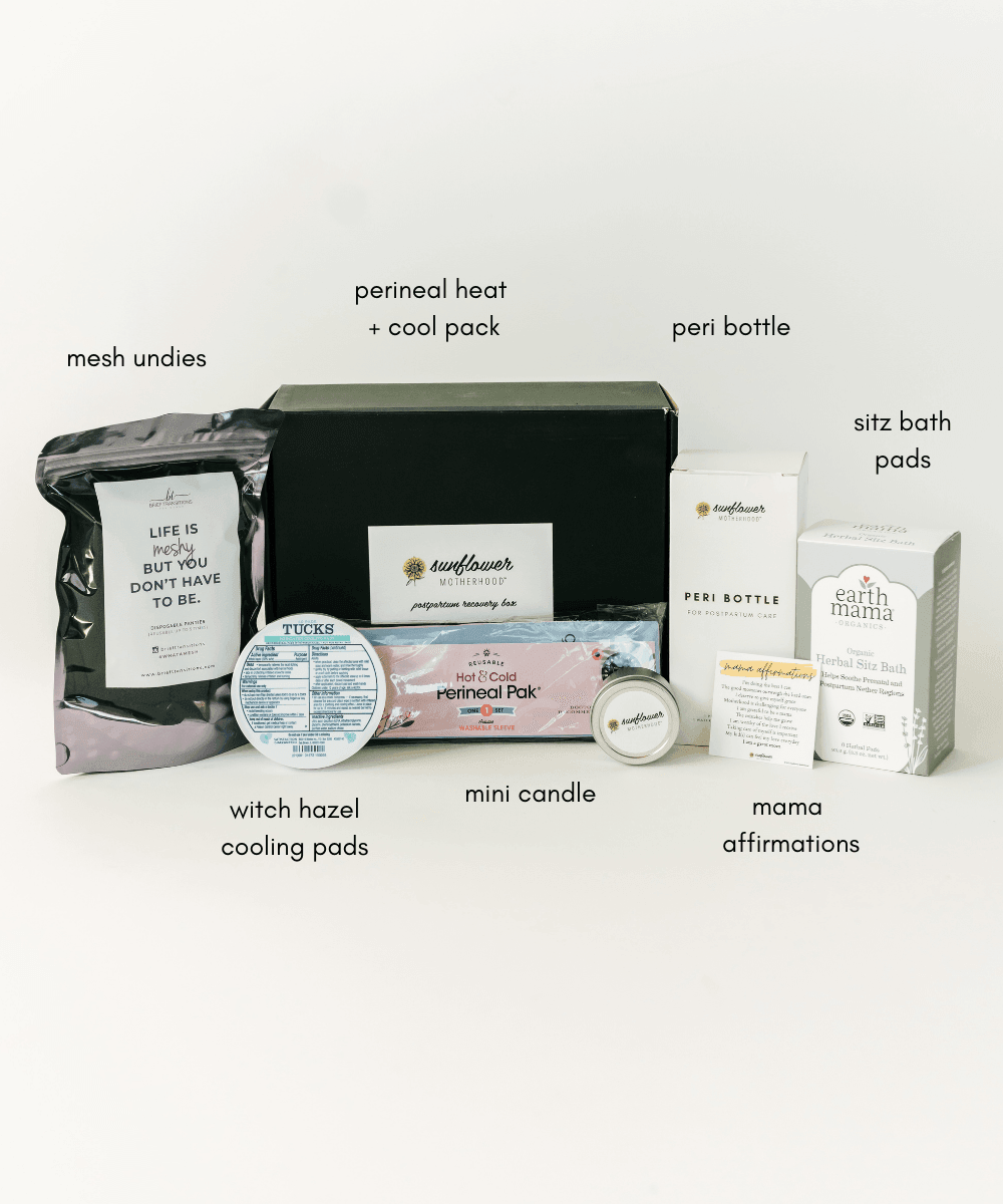 The Best New Mom New Baby Gift: Postpartum Recovery Kit with 5