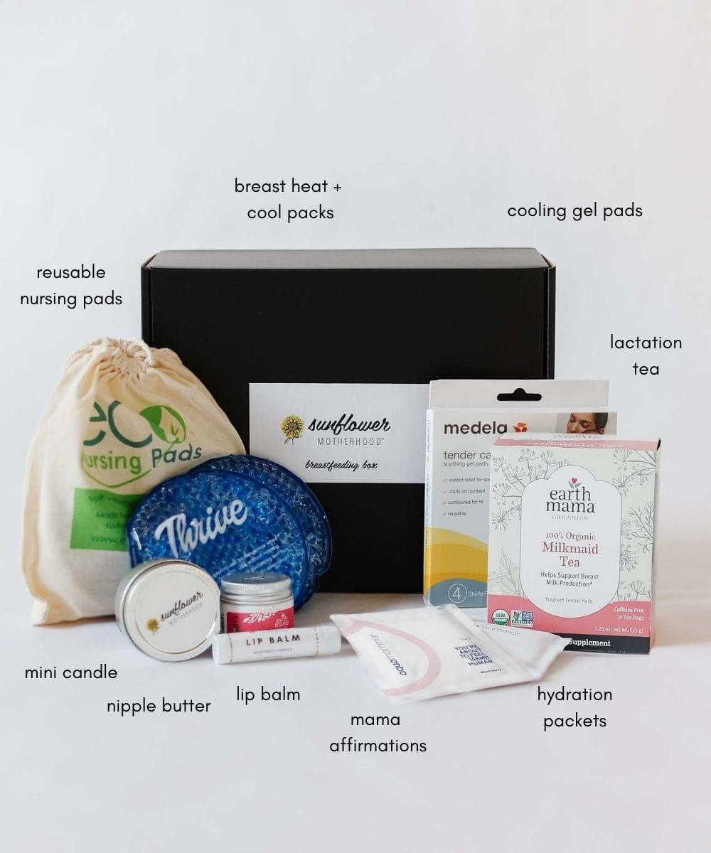 Breastfeeding Essentials Gift Basket for Nursing Moms - Courtney's Sweets